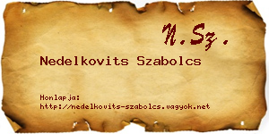 Nedelkovits Szabolcs névjegykártya